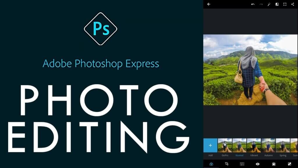 how to edit photos on Adobe Photoshop Xpress