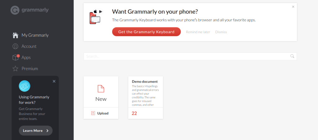 Grammarly content writing tools
