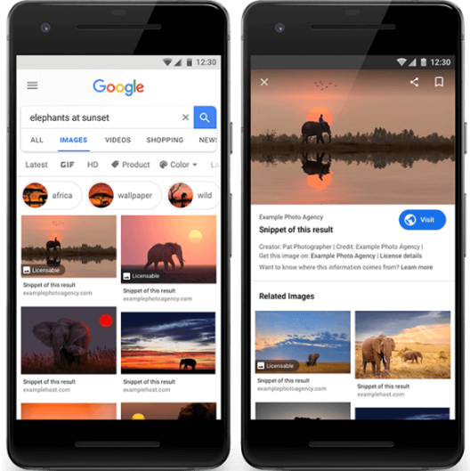 Google search console now supports image structured data