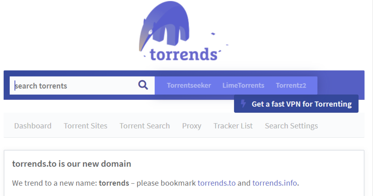 Torrent.me torrent search engine sites