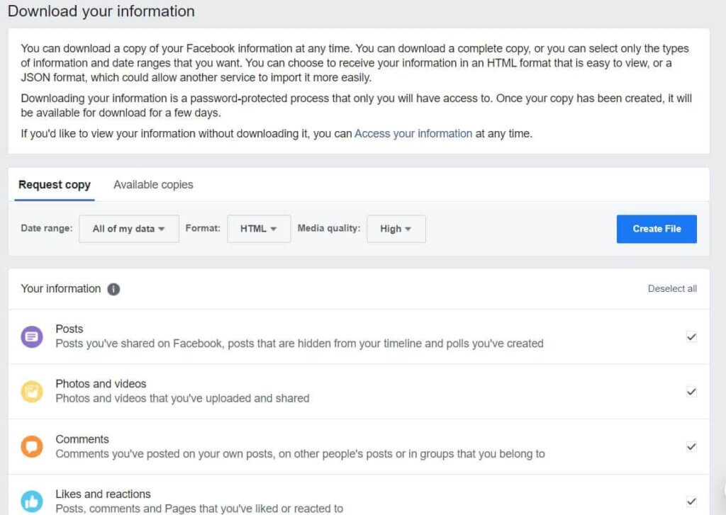 how to delete your Facebook account