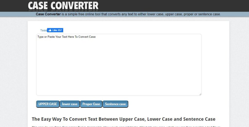 Case Converter_Online Case Converter Tools
