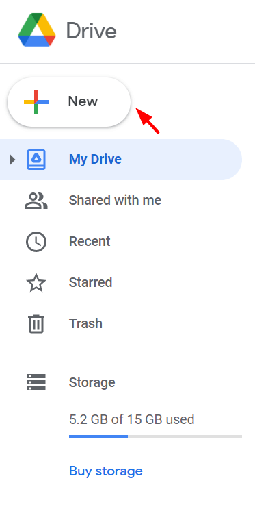 Upload file_How to use Google Drive