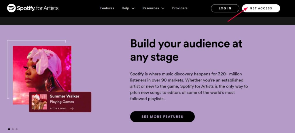 Step1_Create A Spotify Artist Account
