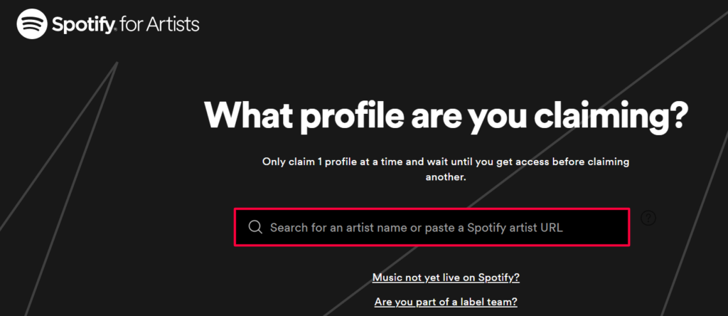 Step 4_Create A Spotify Artist Account